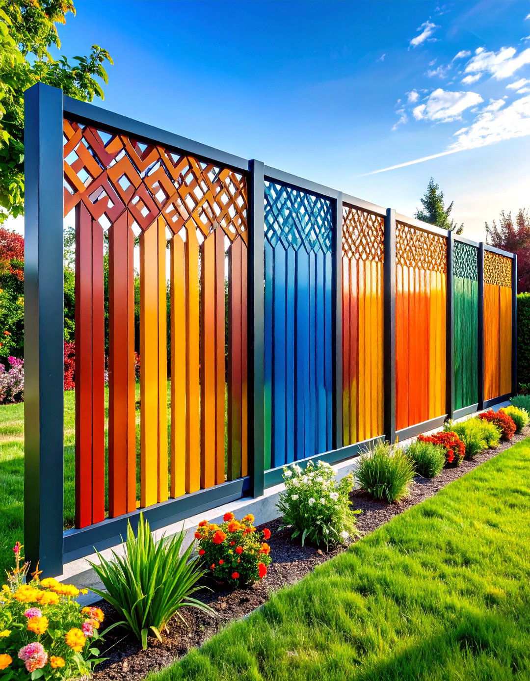 Decorative Metal Screen Panels - 24 Temporary Fence Ideas