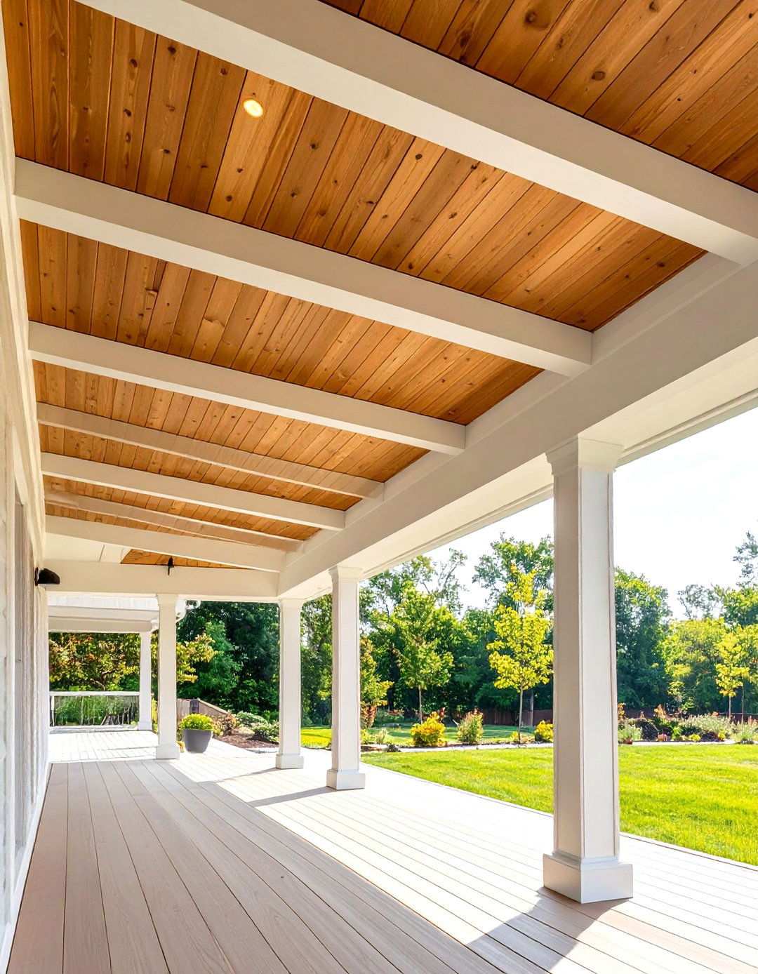 Decorative PVC Ceiling System - 24 Porch Ceiling Ideas