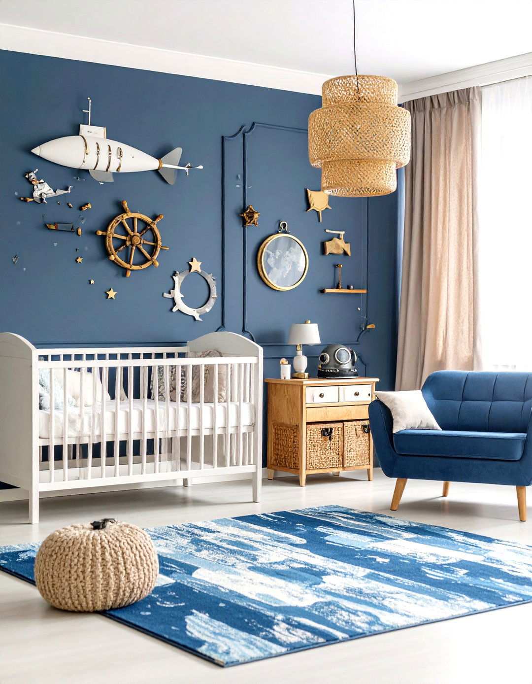 Deep Sea Explorer Nursery - 24 Ocean-themed Nursery Ideas