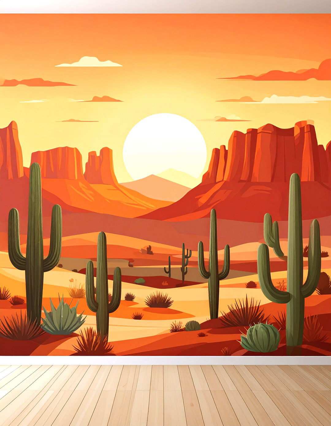 Desert Landscape Wall Murals - 24 Wall Mural Ideas