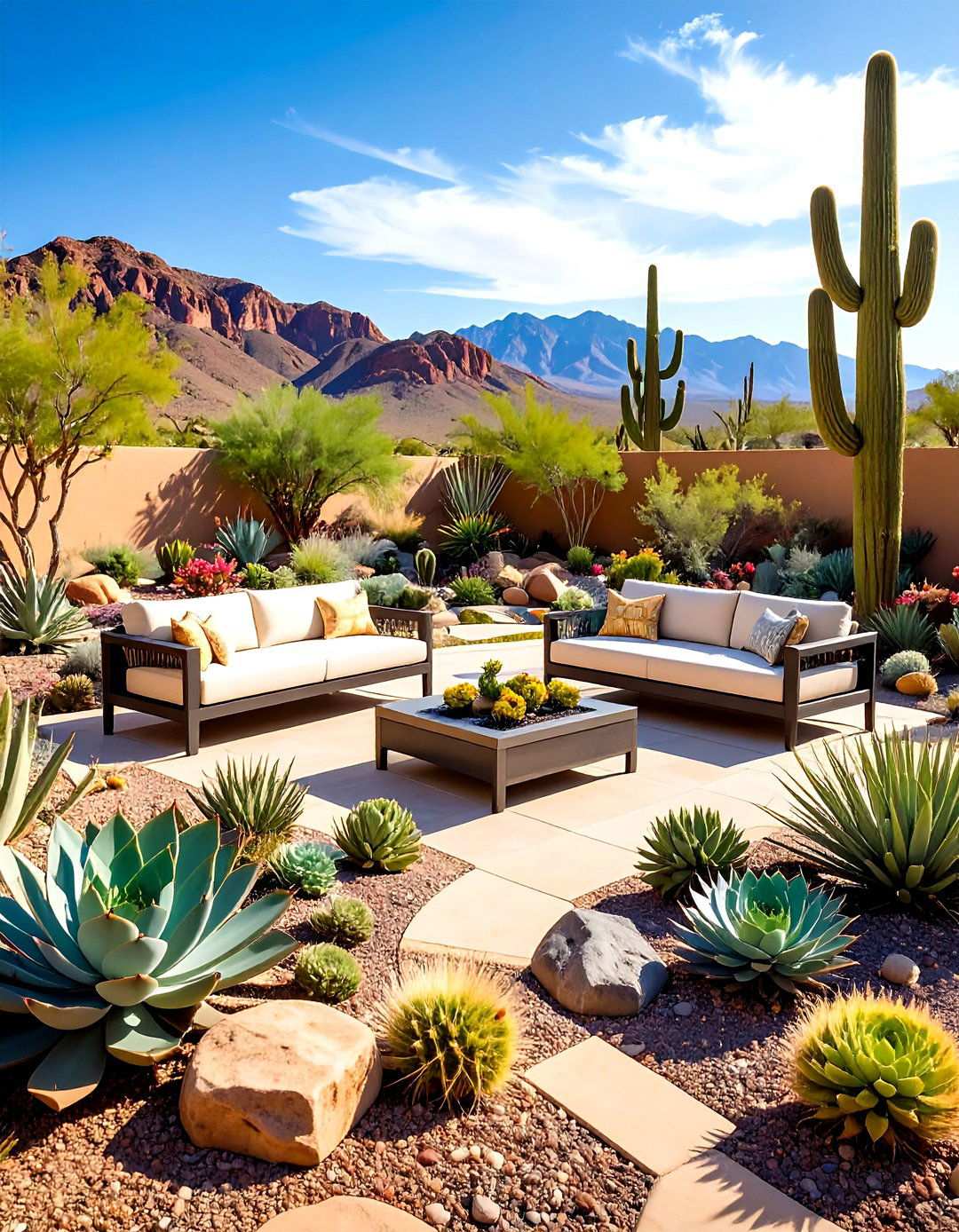 Desert Modern Landscape Integration Design - 24 spanish bungalow exterior ideas