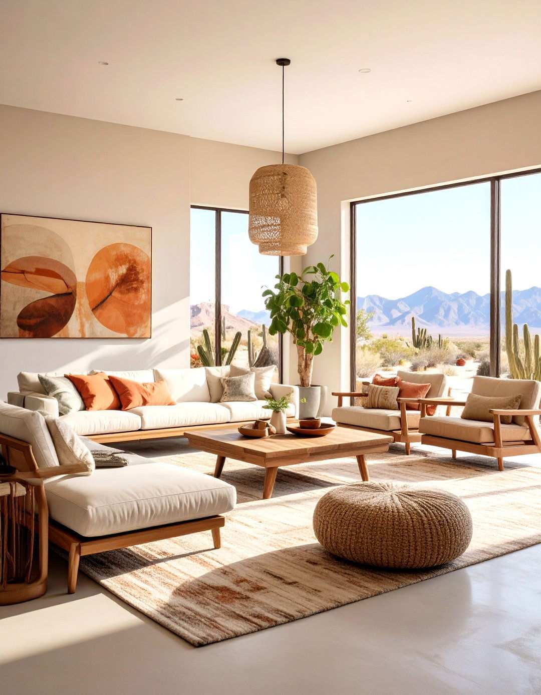 Desert Modern Living Room - 24 Southwestern Living Room Ideas