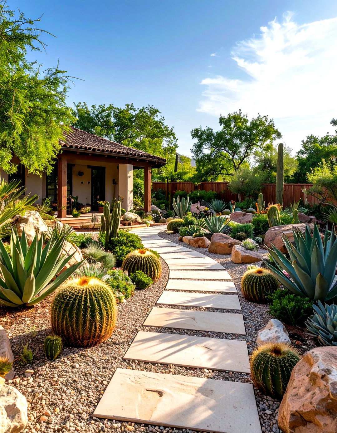 Desert Succulent Garden Design - 24 Xeriscape Ideas