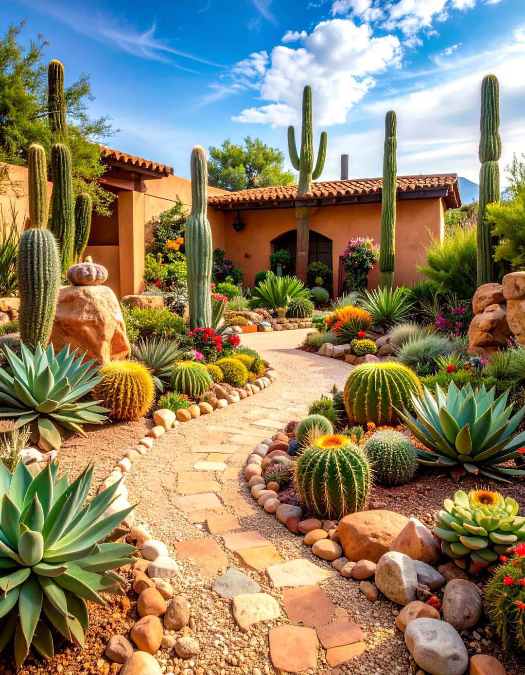 Desert Succulent Sanctuary - 24 Small Walled Garden Ideas