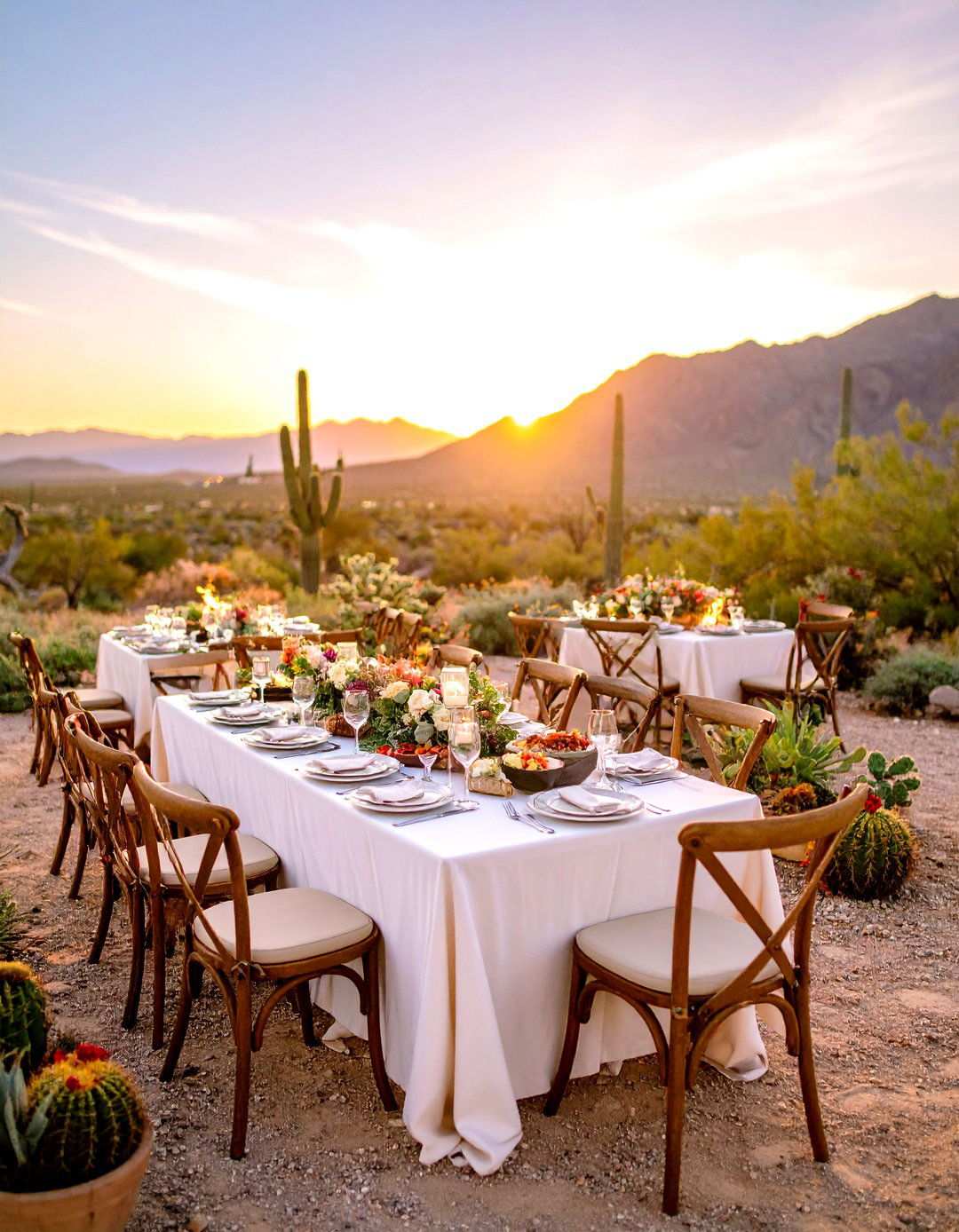 Desert Sunset Rehearsal Dinner - 24 Wedding Rehearsal Dinner Ideas