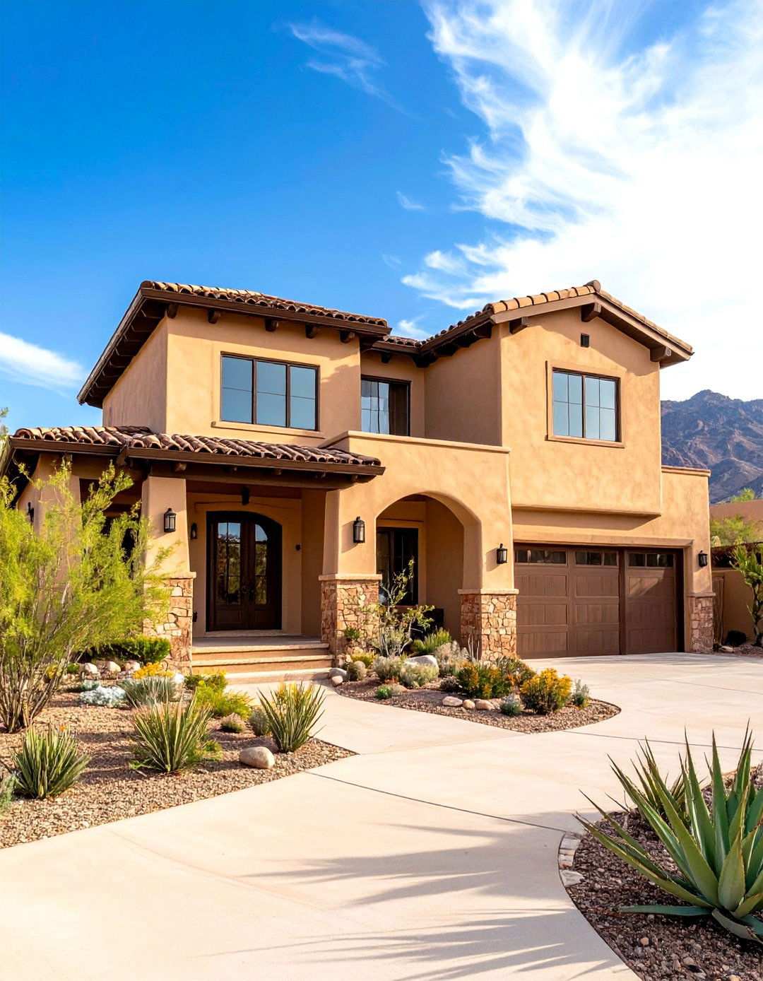 Desert Tan Authenticity - 24 Stucco Colors for Home Exteriors