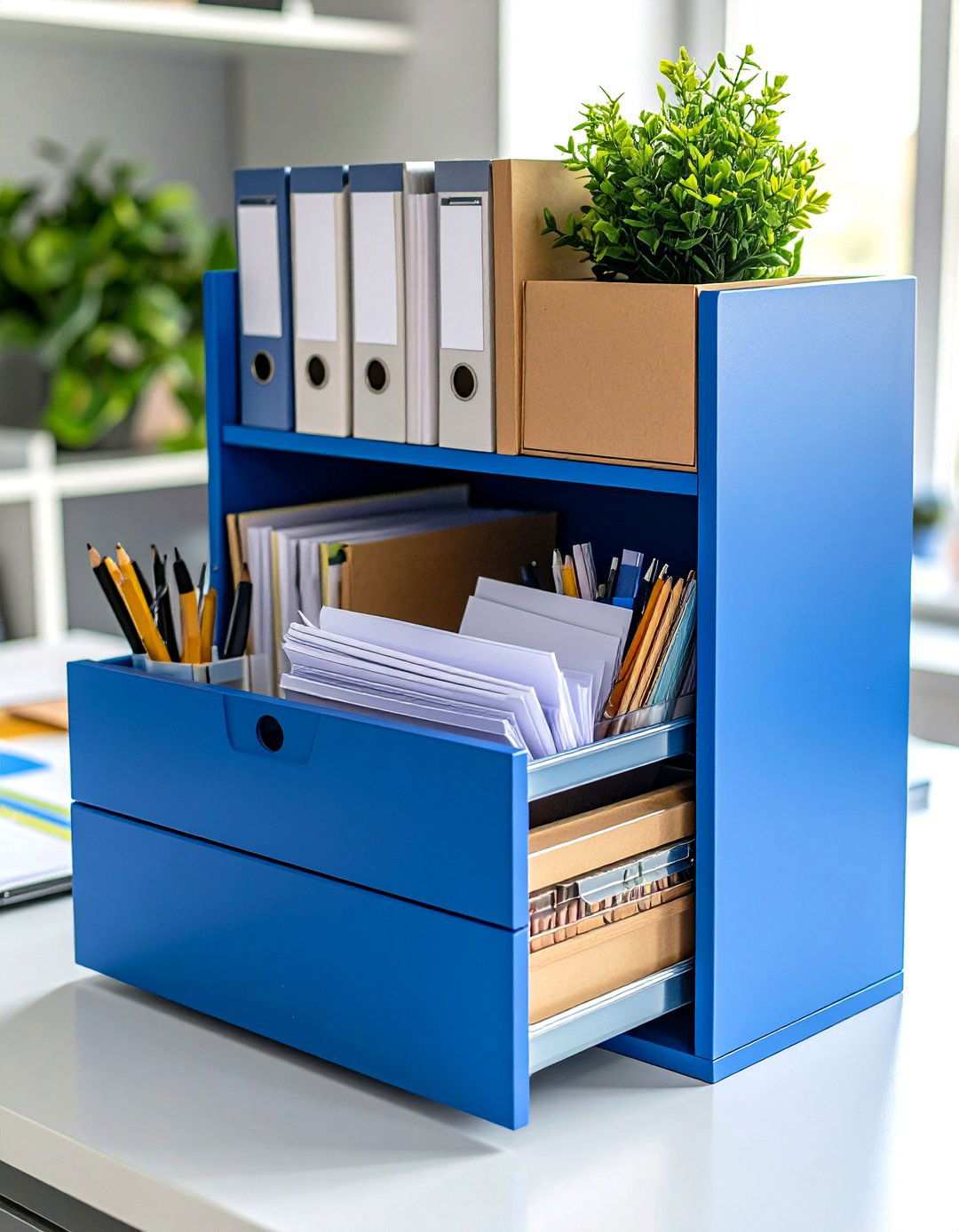Desktop Organizer Stations - 24 Office Storage Ideas