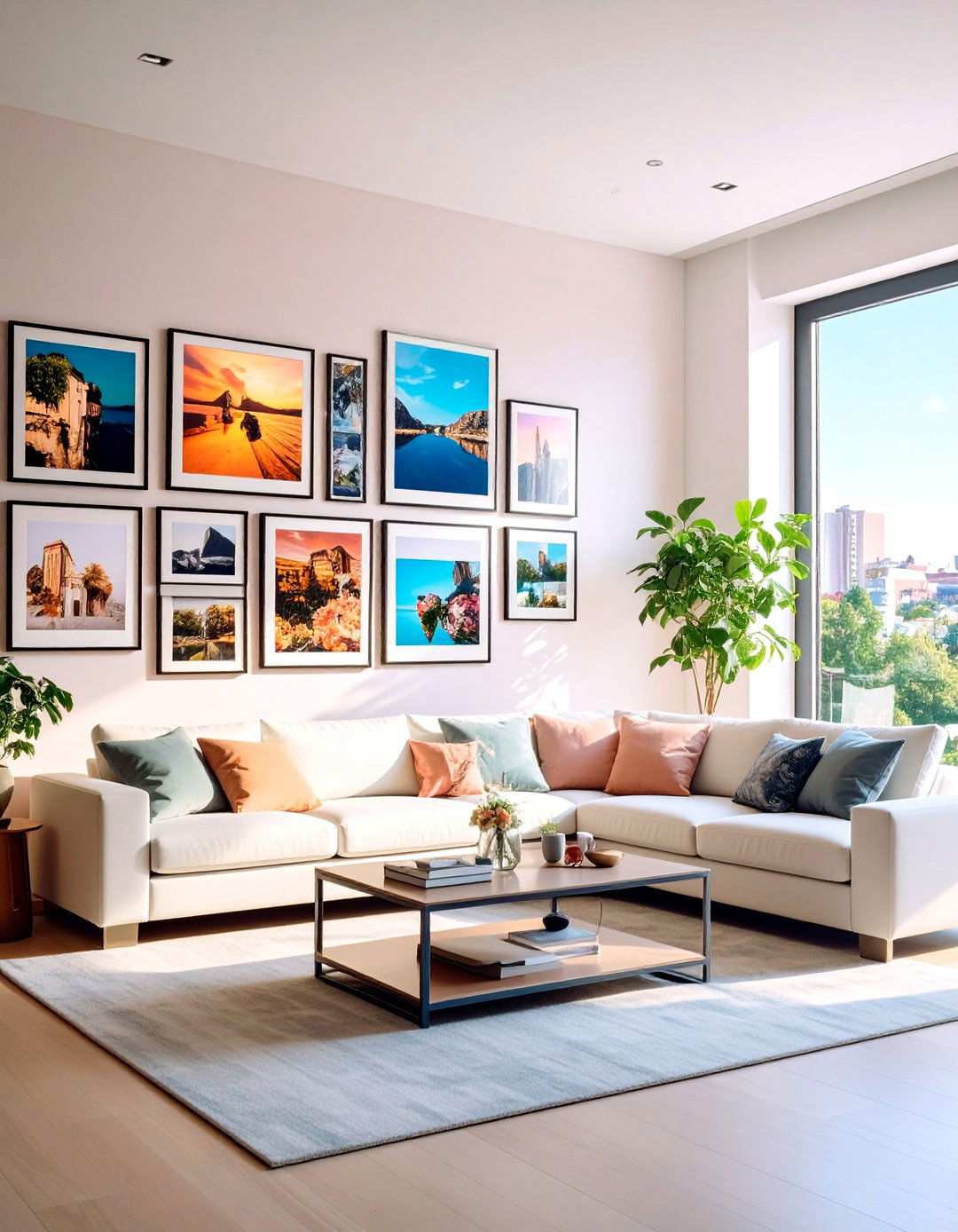 Digital Photo Frame Integration - 24 Wall Collage Ideas