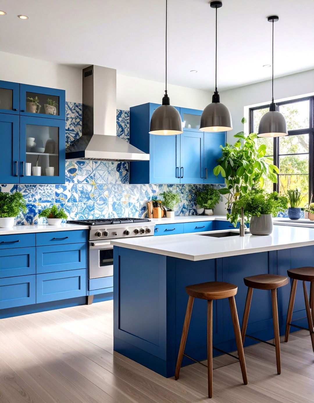Digital Print Tile Backsplash with Custom Graphics - 24 Kitchen Backsplash Ideas