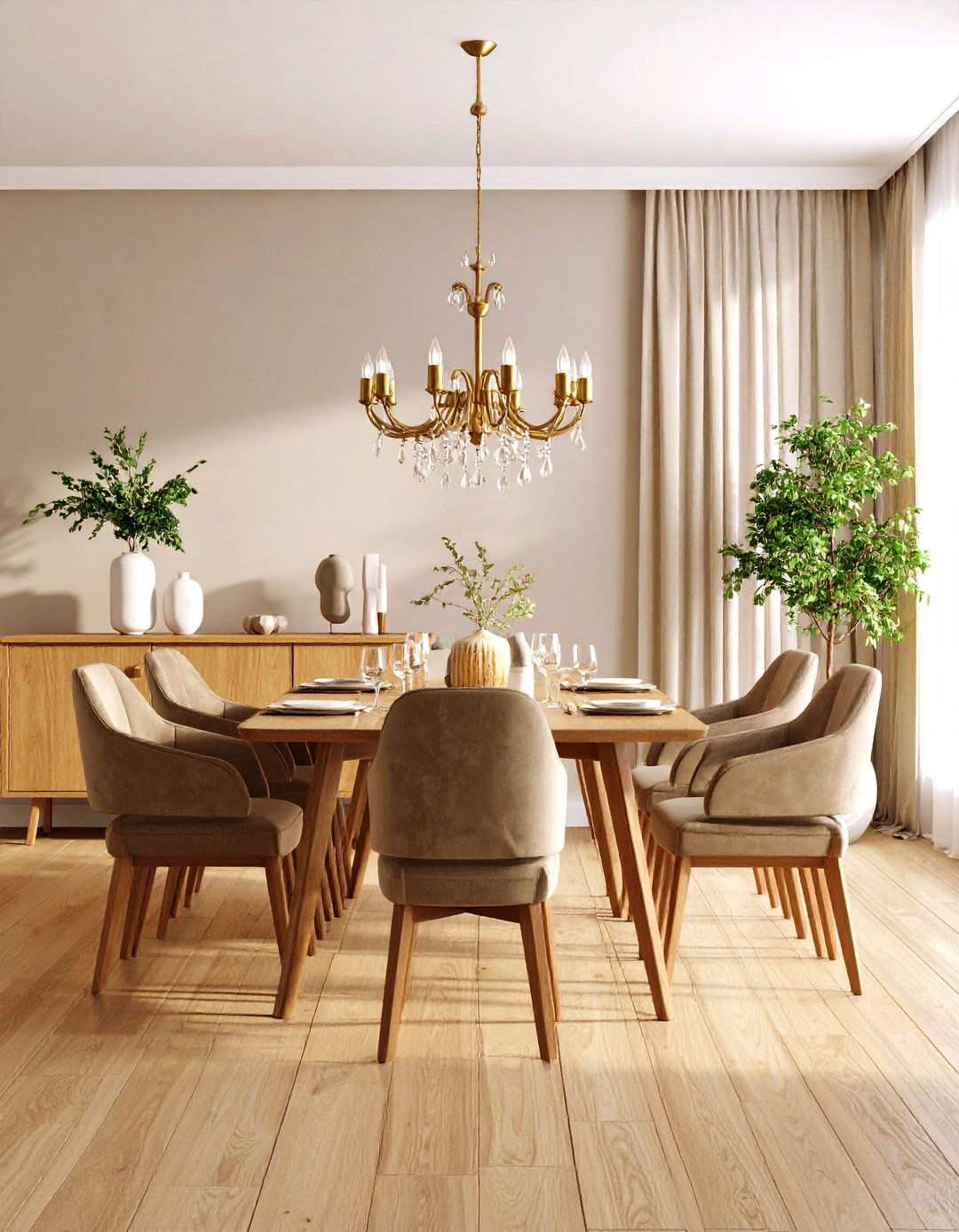 Dining Room Sophistication - 24 Transitional Interior Design Ideas