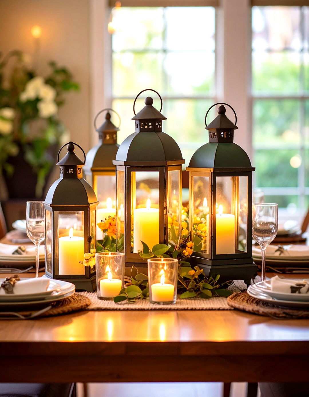 Dining Room Table Centerpiece Collection - 24 Lantern Decor Ideas