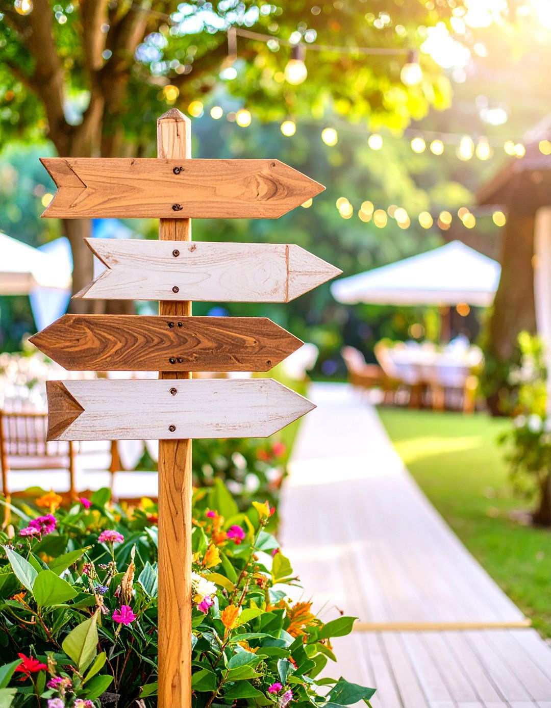 Directional Arrow Signage Systems - 24 Wedding Sign Ideas