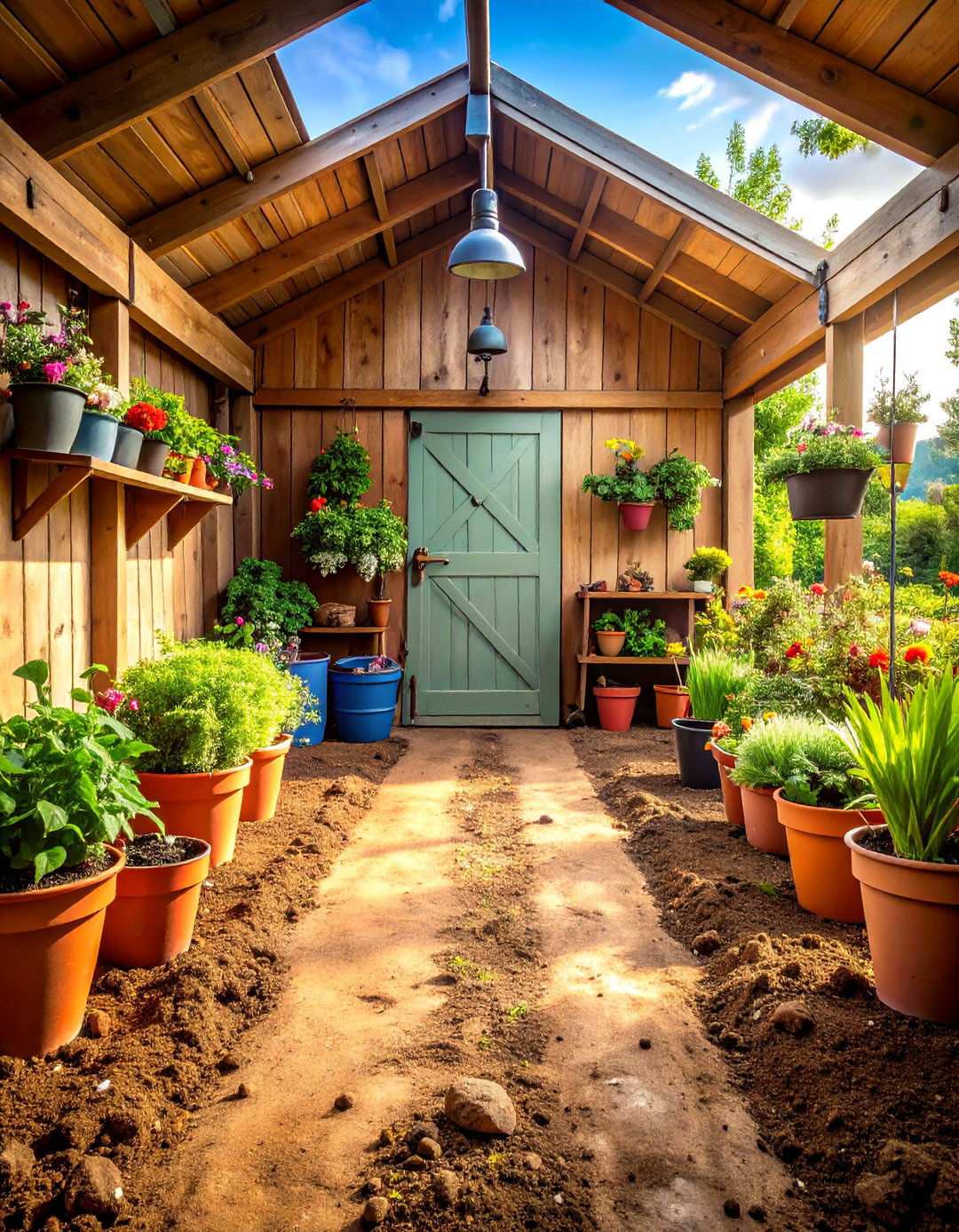 Dirt Floor Natural Base - 24 Shed Floor Ideas