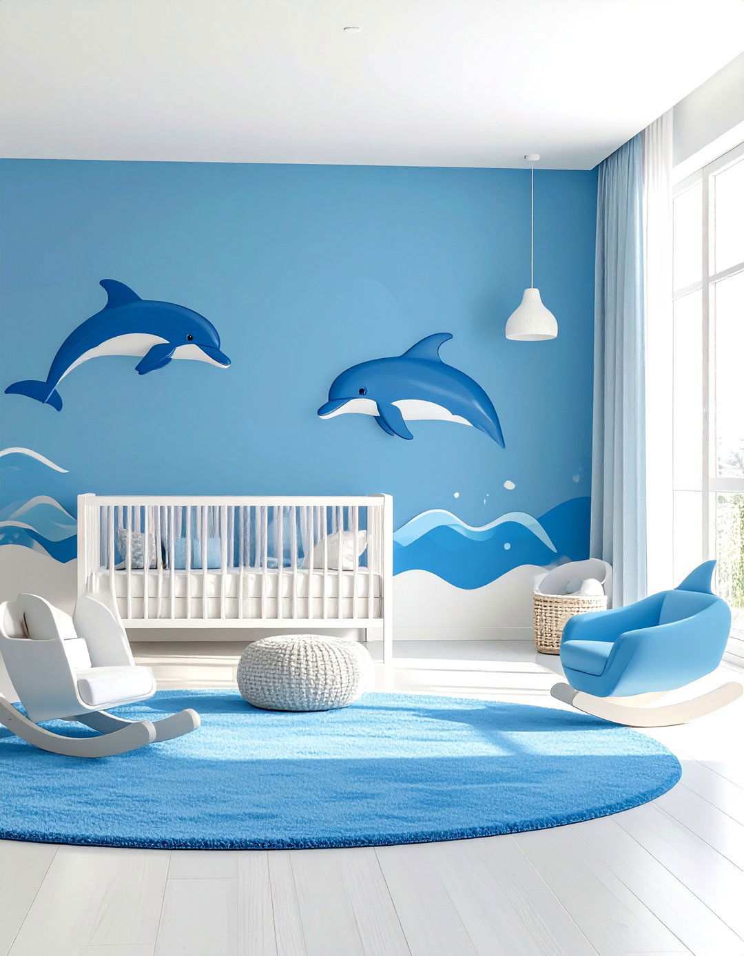 Dolphin Playground Nursery - 24 Ocean-themed Nursery Ideas