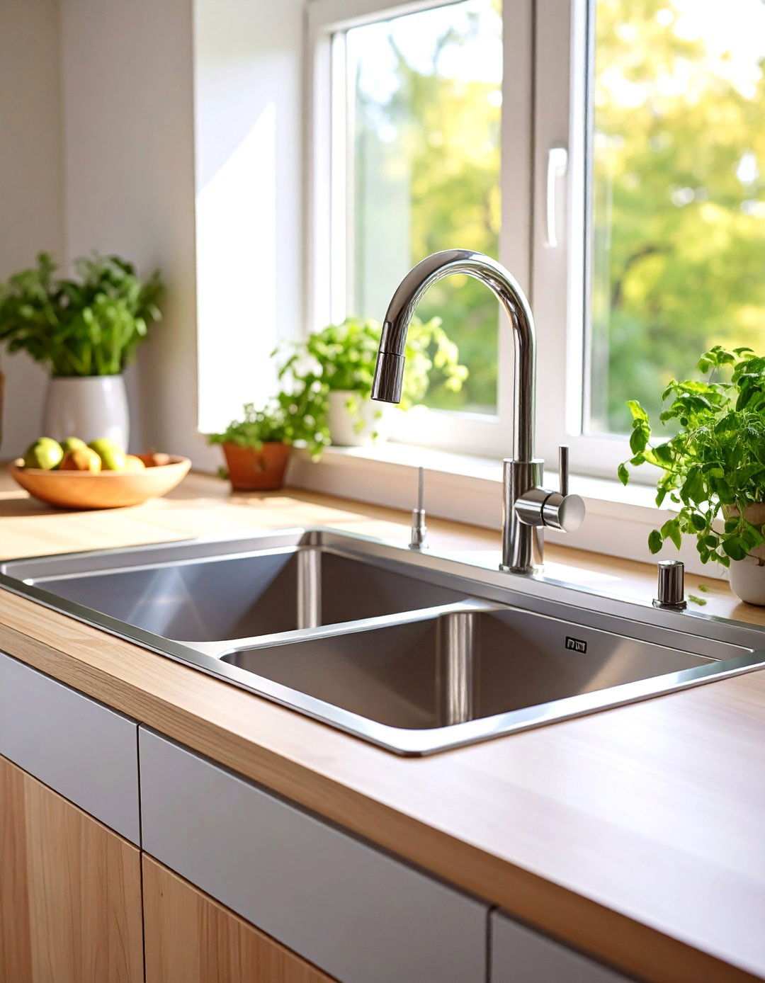 Double Bowl Kitchen Sinks - 24 Kitchen Sink Ideas