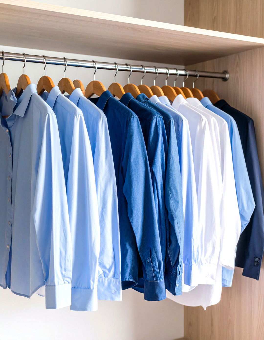 Double Rod Hanging System - 24 Small Closet Storage Ideas
