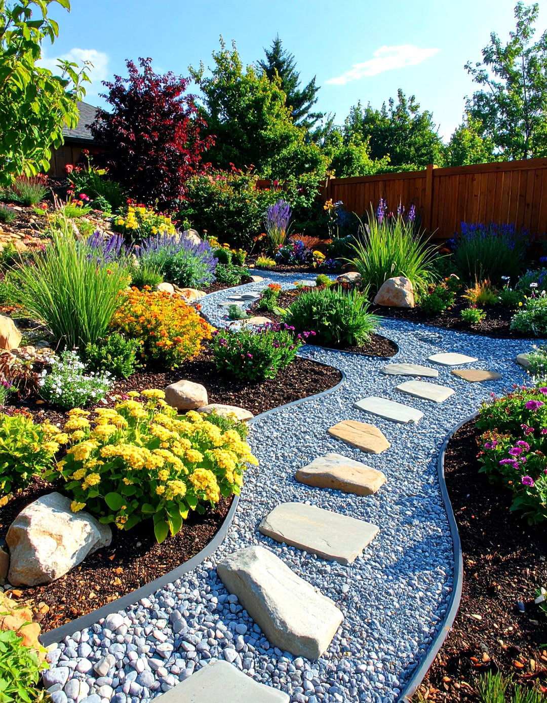 Drainage Focused Spiral Designs - 24 Spiral Garden Design Ideas
