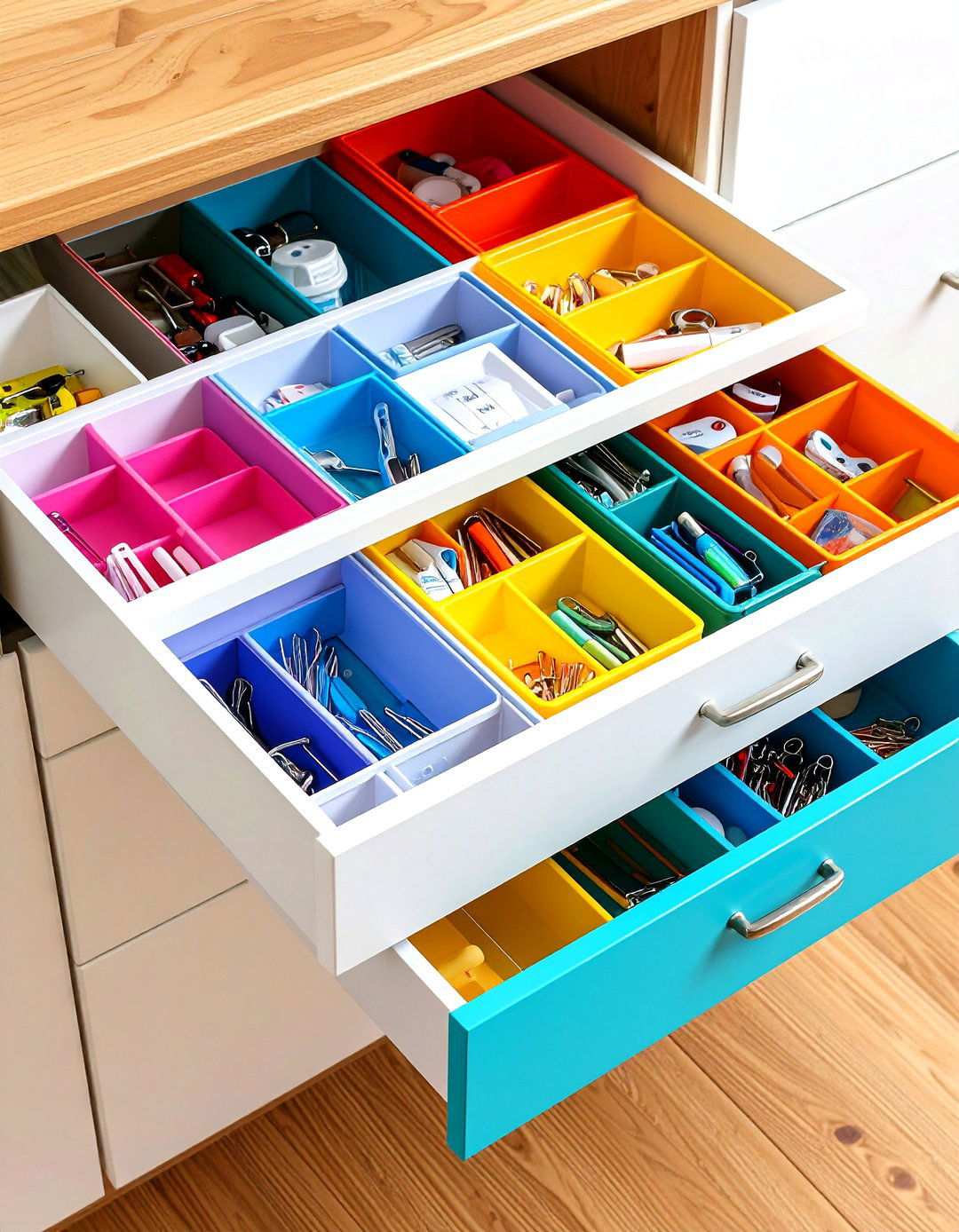 Drawer Insert Organization Trays - 24 Laundry Detergent Storage Ideas