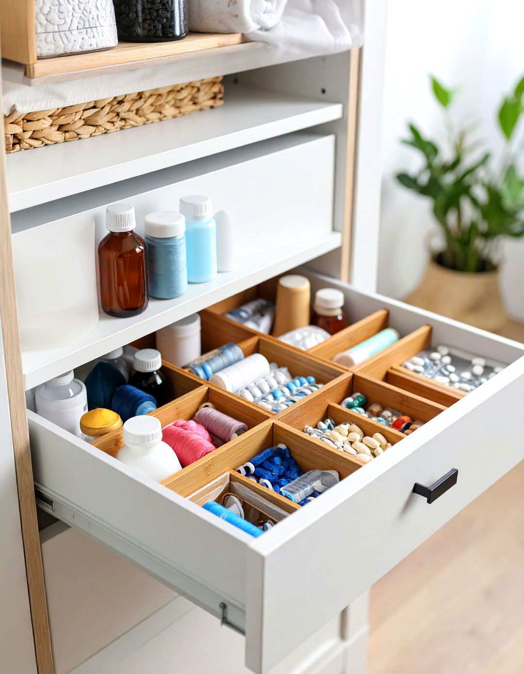 Drawer Organizer System - 24 Linen Closet Organization Ideas
