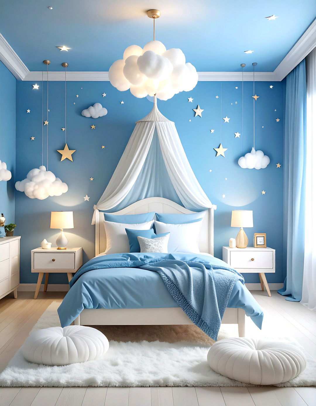 Dreamy Cloud Nine Sanctuary - 24 Tween Bedroom Ideas