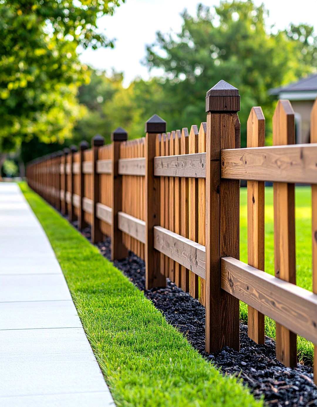Driveway Border Enhancement Systems - 24 Split Rail Fence Ideas