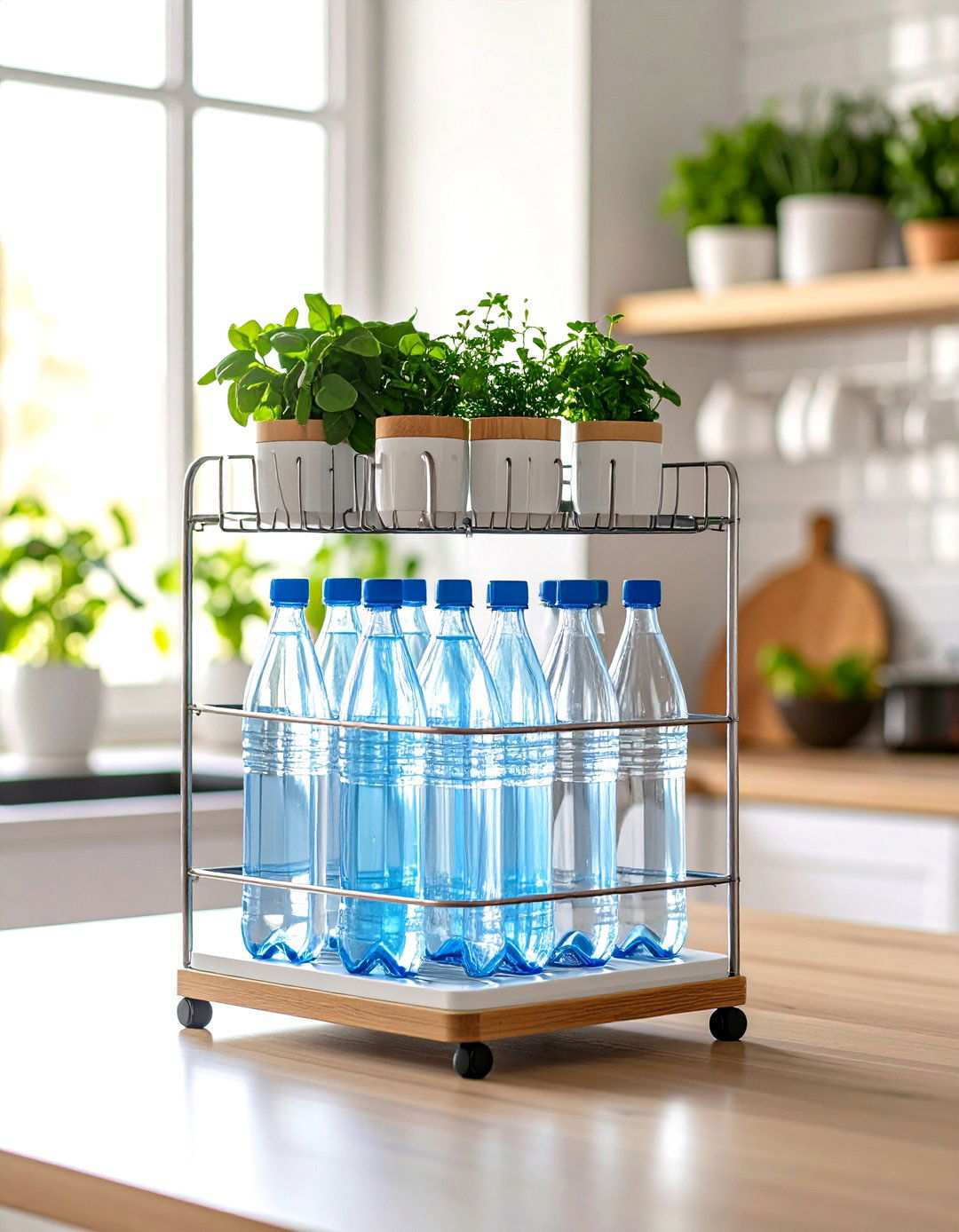 Drying Rack Conversion - 24 Water Bottle Storage Ideas