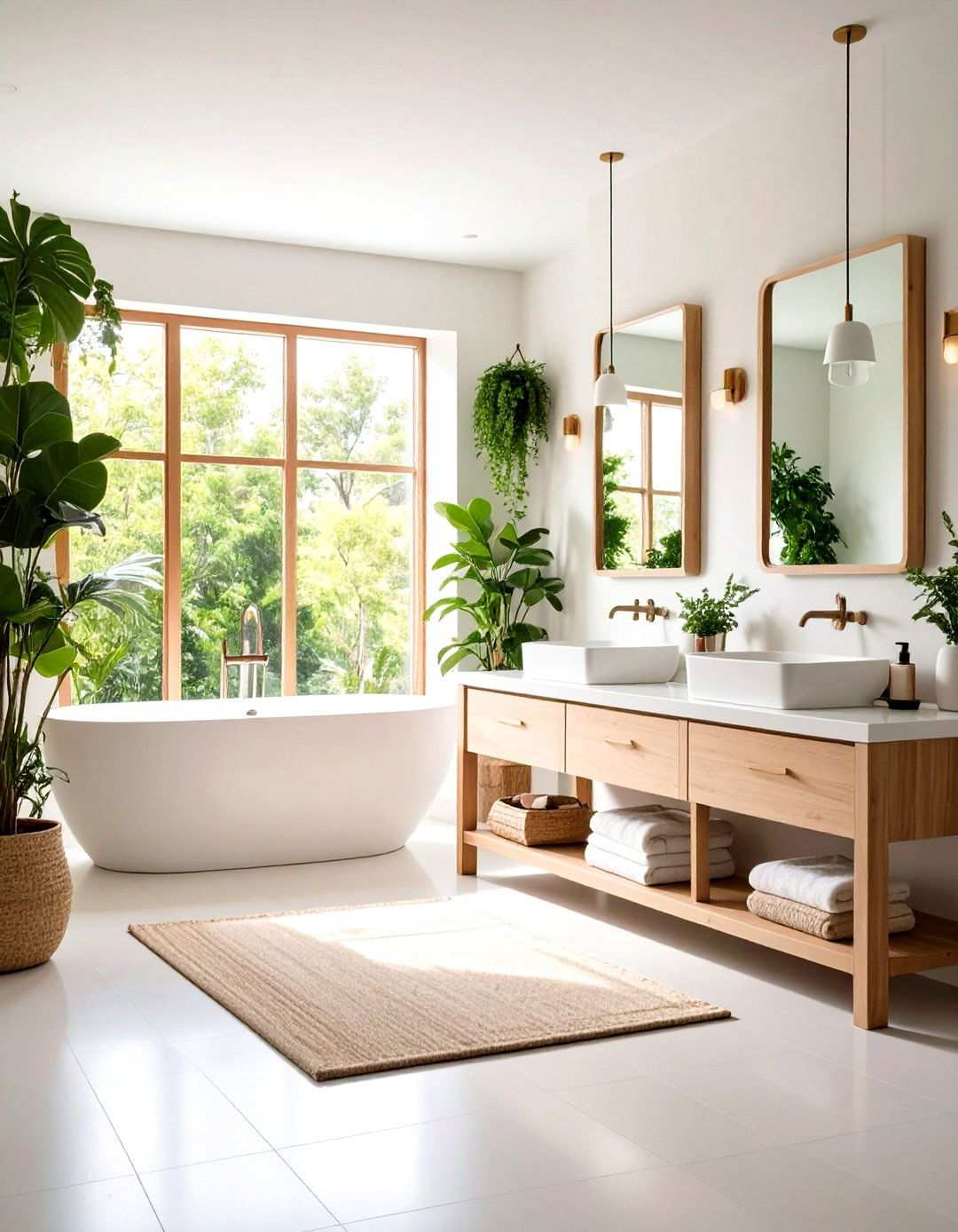 Dual Purpose Furniture Integration - 24 Small White Bathroom Ideas