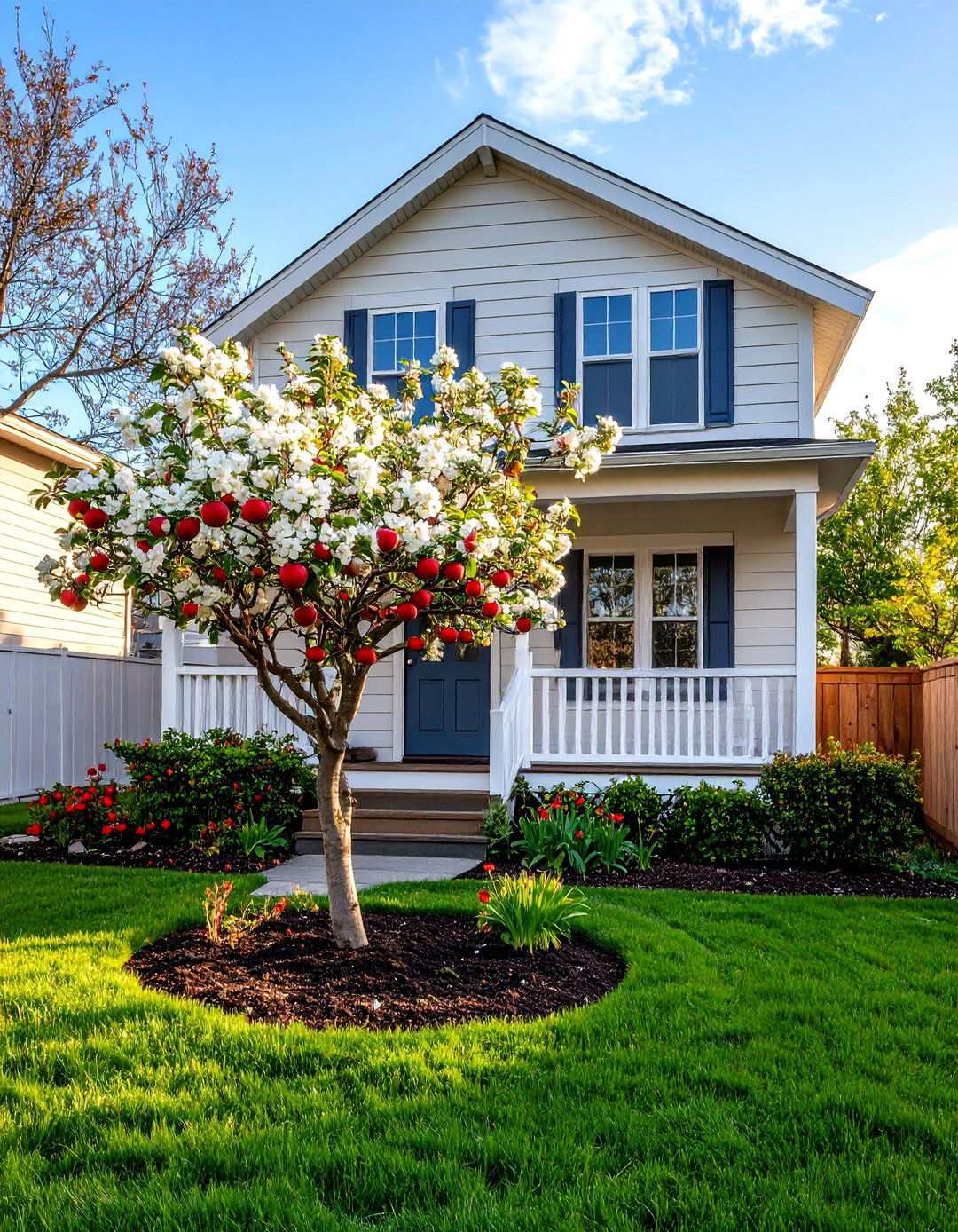 Dwarf Apple Trees - 24 Small Trees for Front Yard