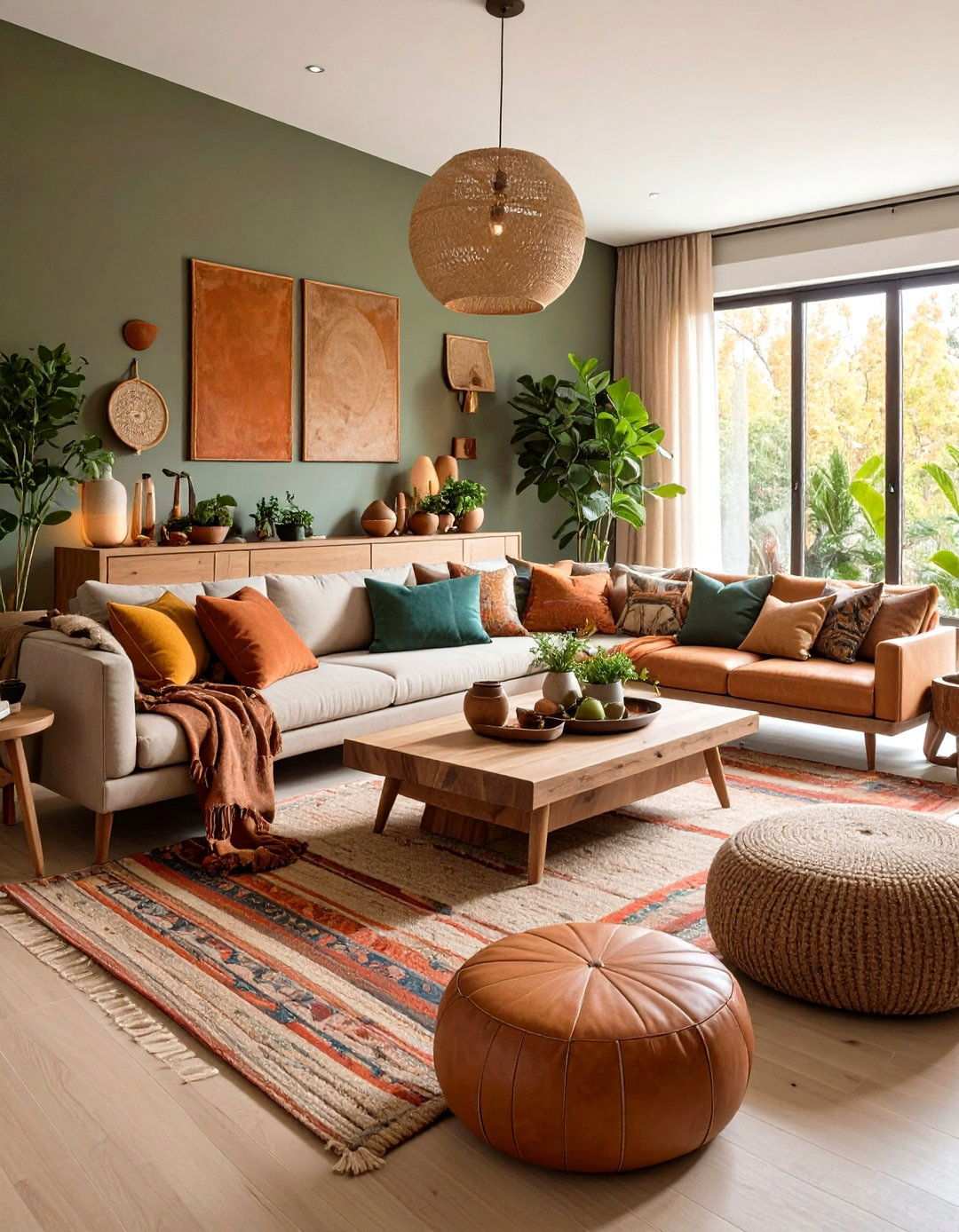 Earth Tone Color Palette Design - 24 Log Cabin Interior Design Ideas