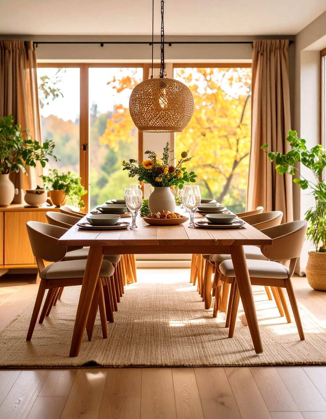 Earthy Color Palette Foundations - 24 Mid-century Modern Dining Rooms