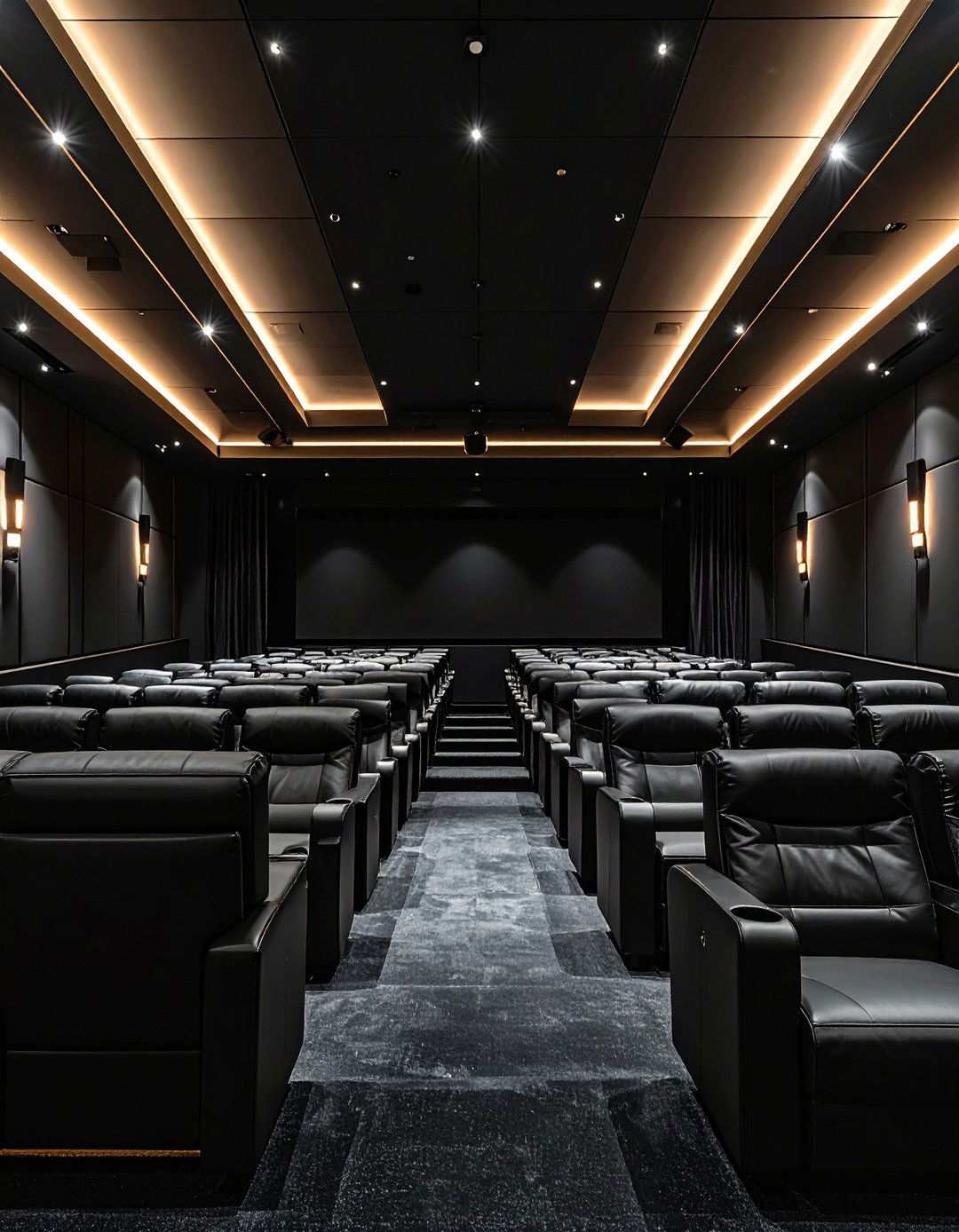 Ebony Black Ultimate Performance - 24 Home Theater Paint Colors