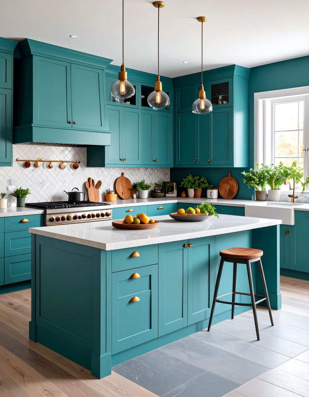 Eclectic Kitchen Slate Floor Foundation - 24 Kitchens With Slate Floors