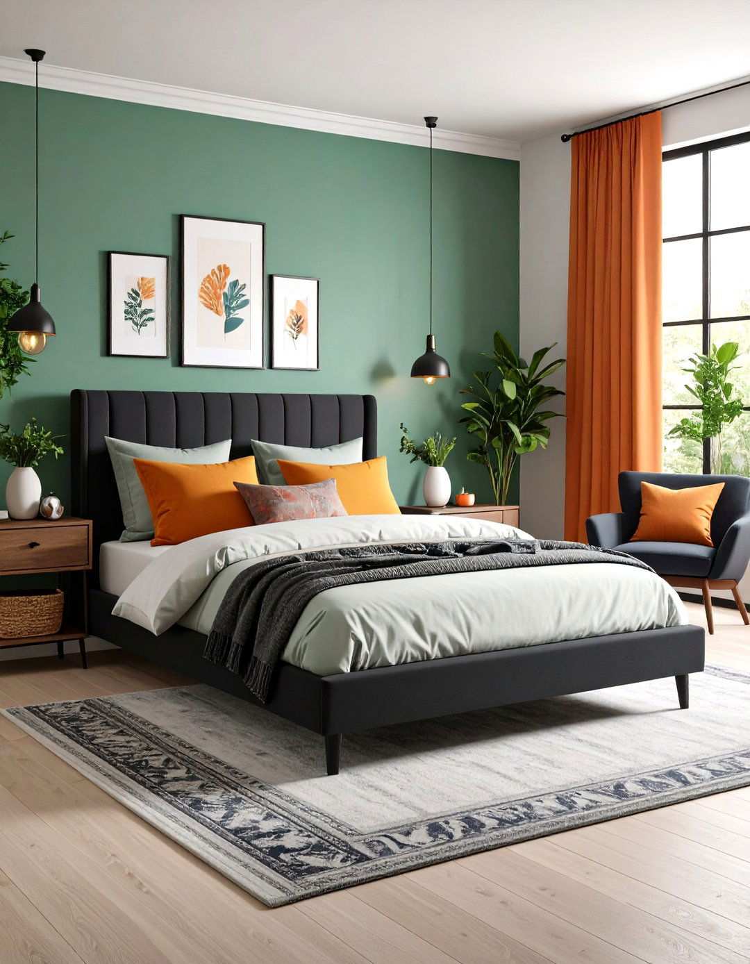 Eclectic Matte Black Mix and Match - 24 Matte Black Bedroom Ideas