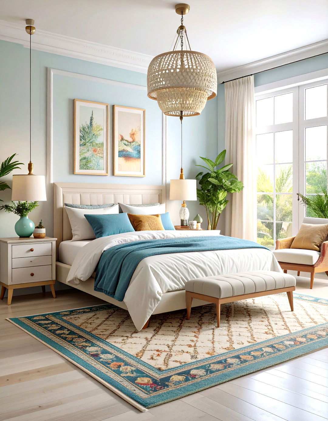 Eclectic Maximalist White Bedroom - 24 White Bedroom Ideas