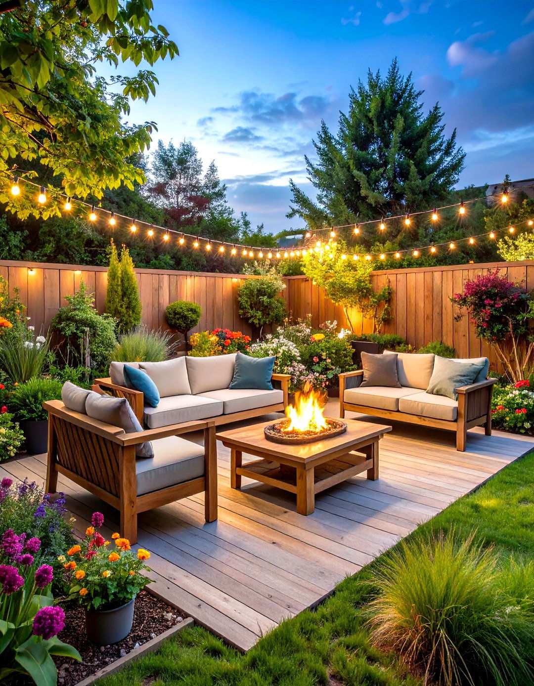 Eco Friendly Outdoor Space with Sustainable Materials - 24 Outdoor Living Room Ideas
