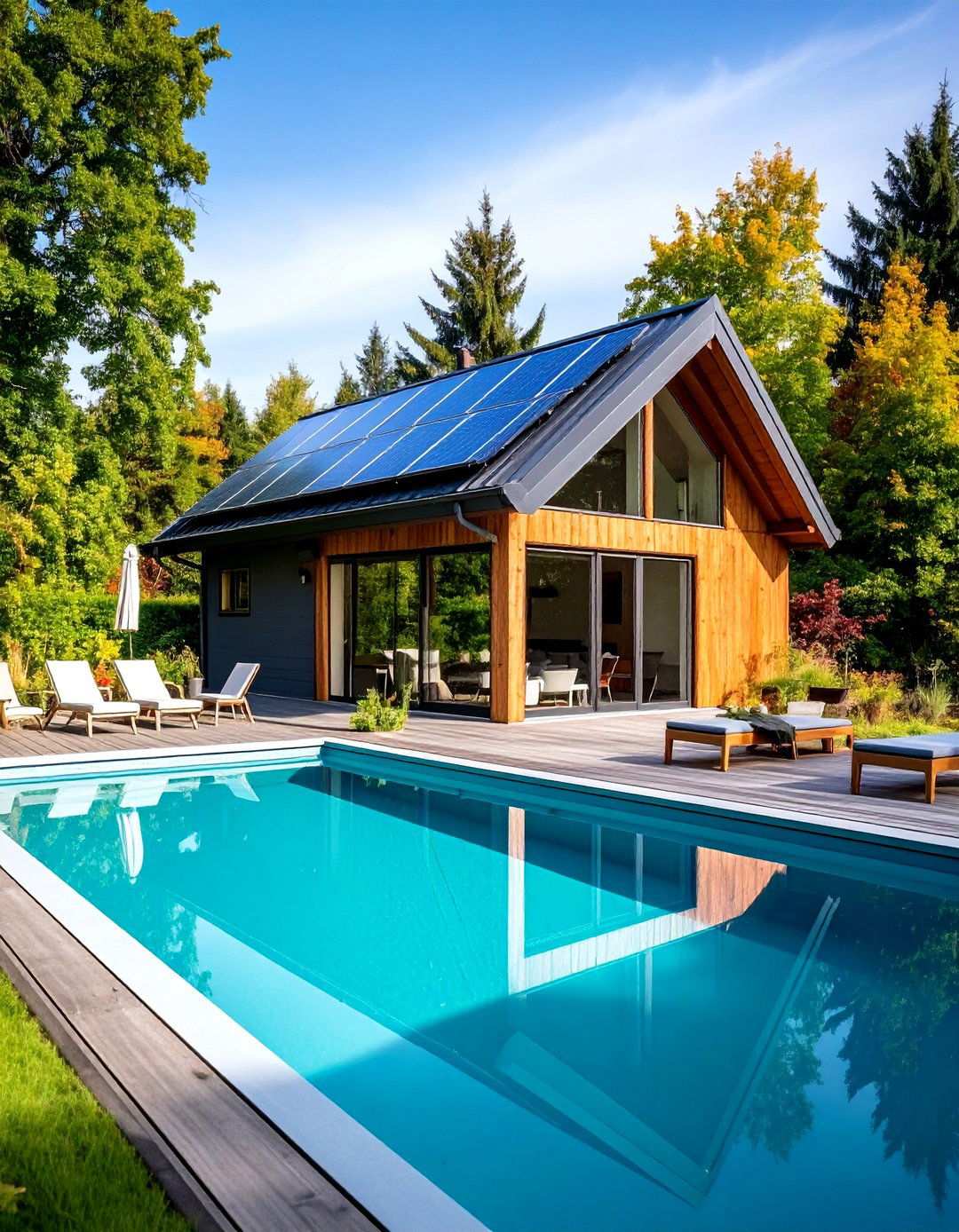 Eco Friendly Sustainable Pool Shed - 24 Pool Shed Ideas