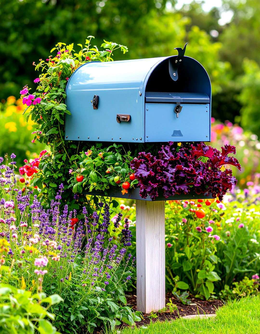 Edible Landscape Integration - 24 Mailbox Landscaping Ideas