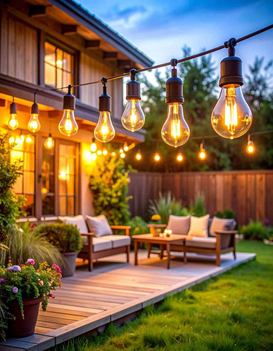 Edison Bulb String Light Collection - 24 Patio String Light Ideas