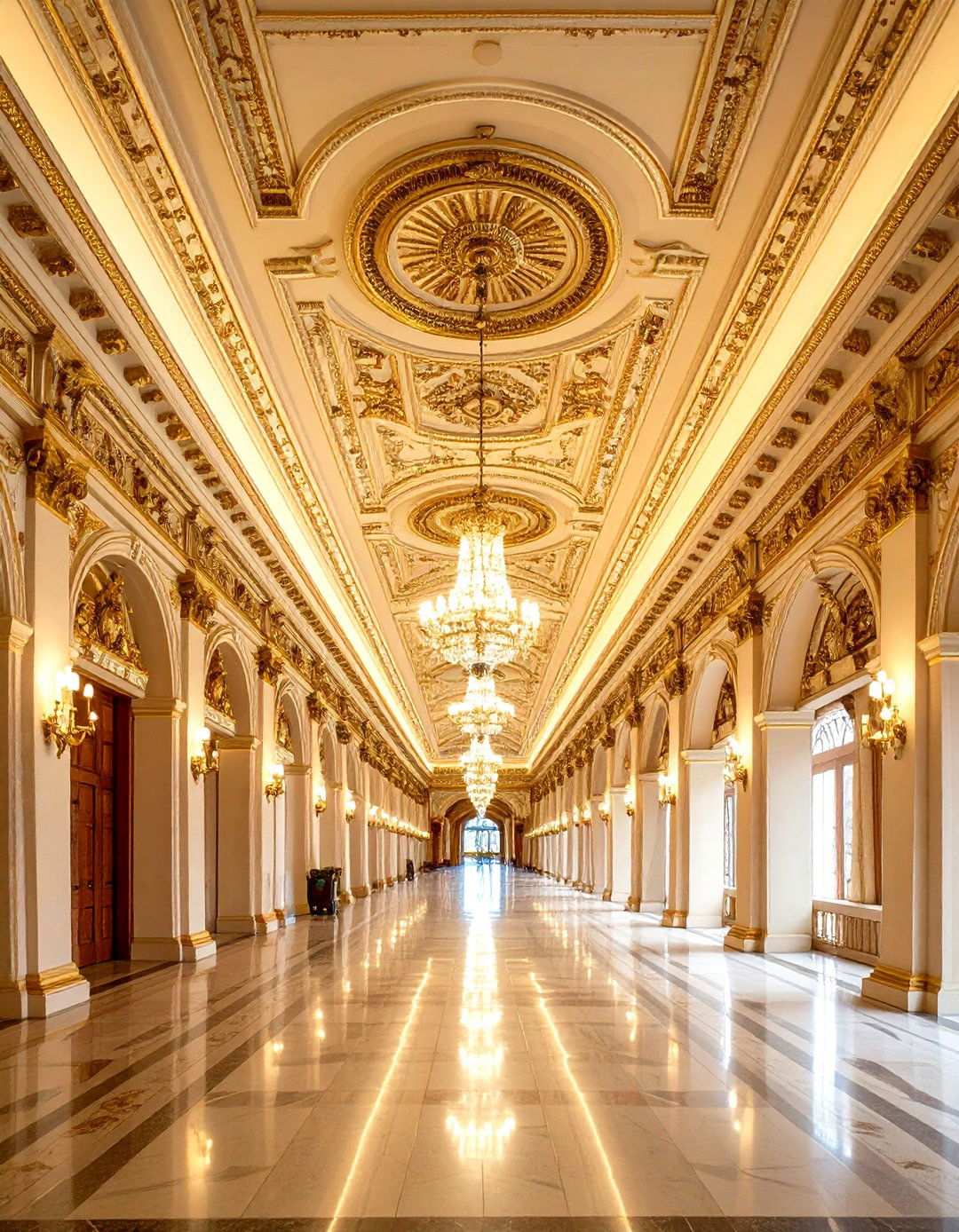 Elaborate Ceiling Design Treatments - 24 Victorian Hallway Ideas
