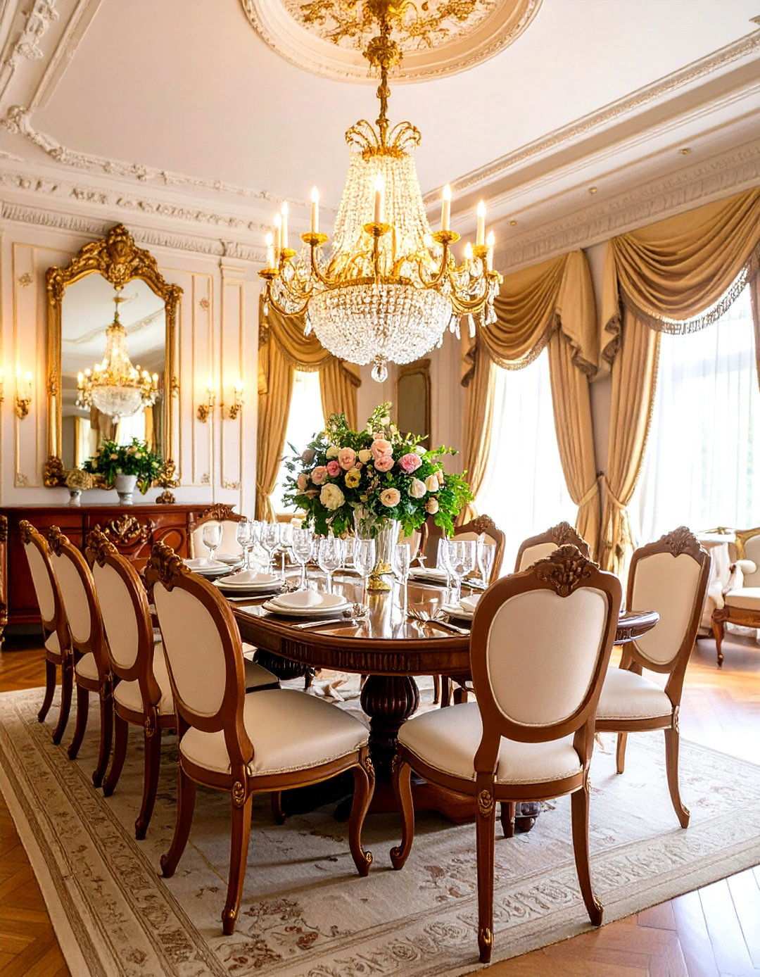 Elegant Dining Room Elements - 24 Victorian Interior Design Ideas