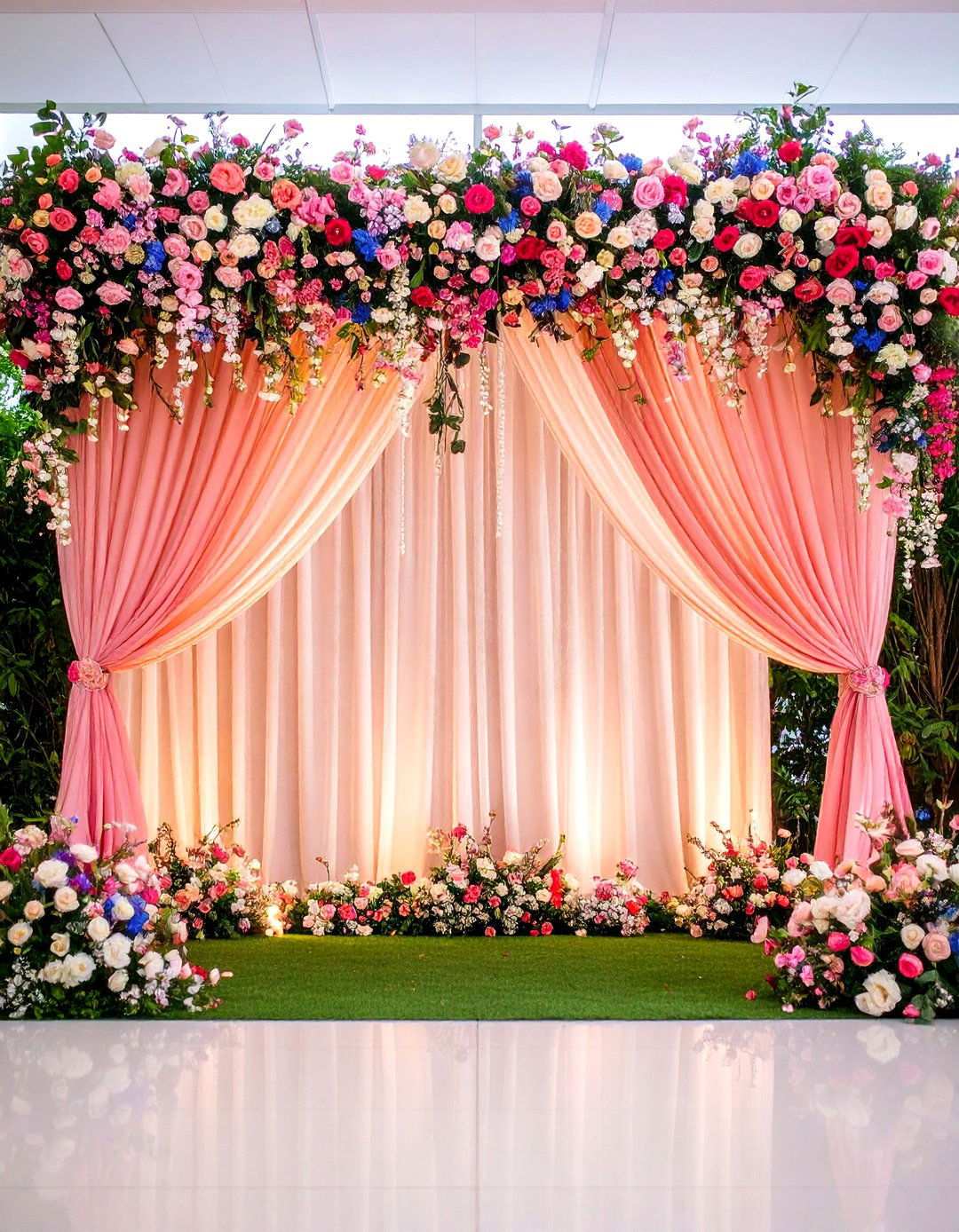 Elegant Fabric Drapery Designs - 24 Wedding Backdrop Ideas