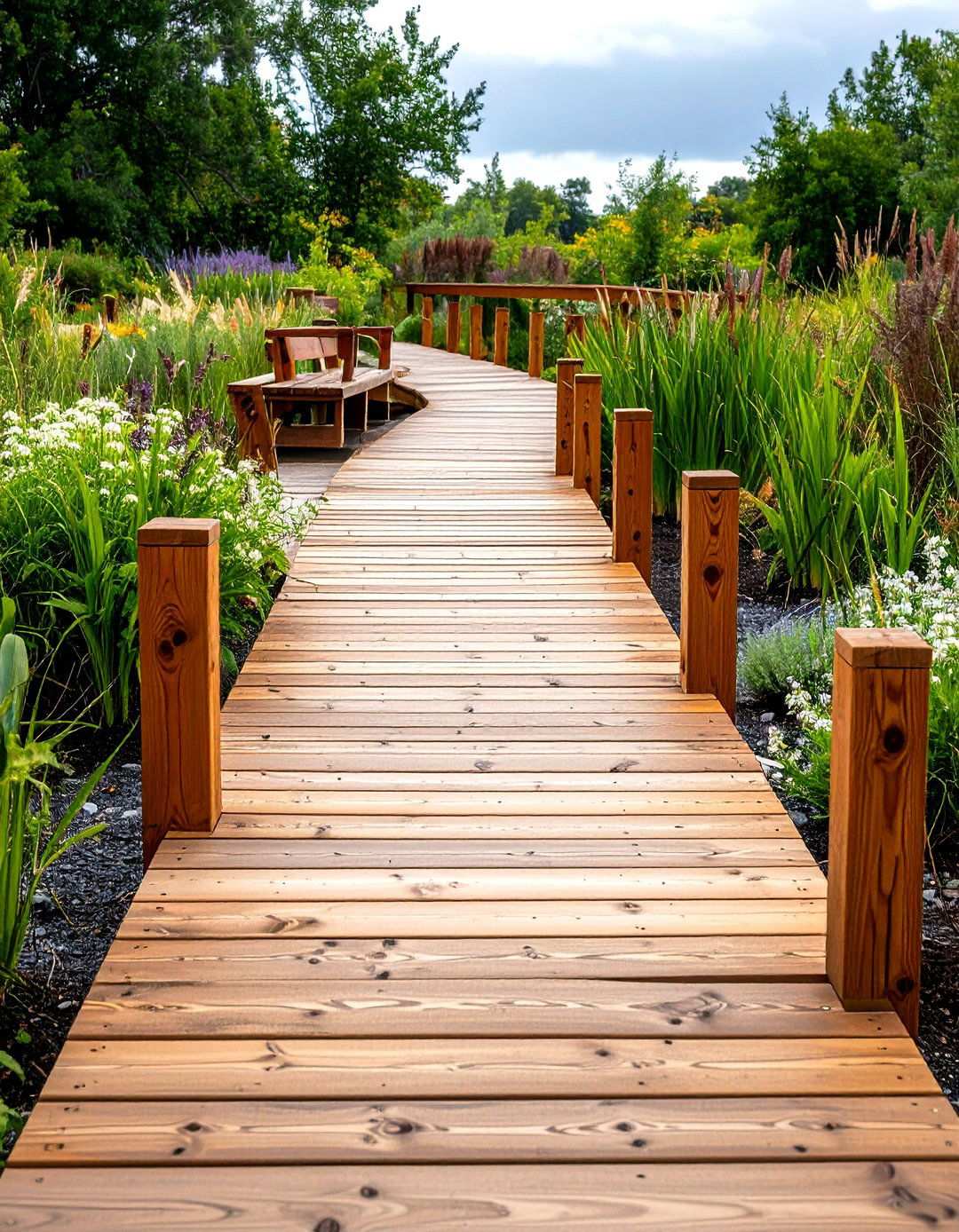 Elevated Boardwalk Design - 24 Wooden Walkway Ideas