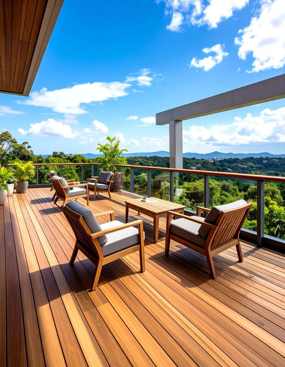 Elevated Viewing Deck - 24 Mobile Home Deck Ideas
