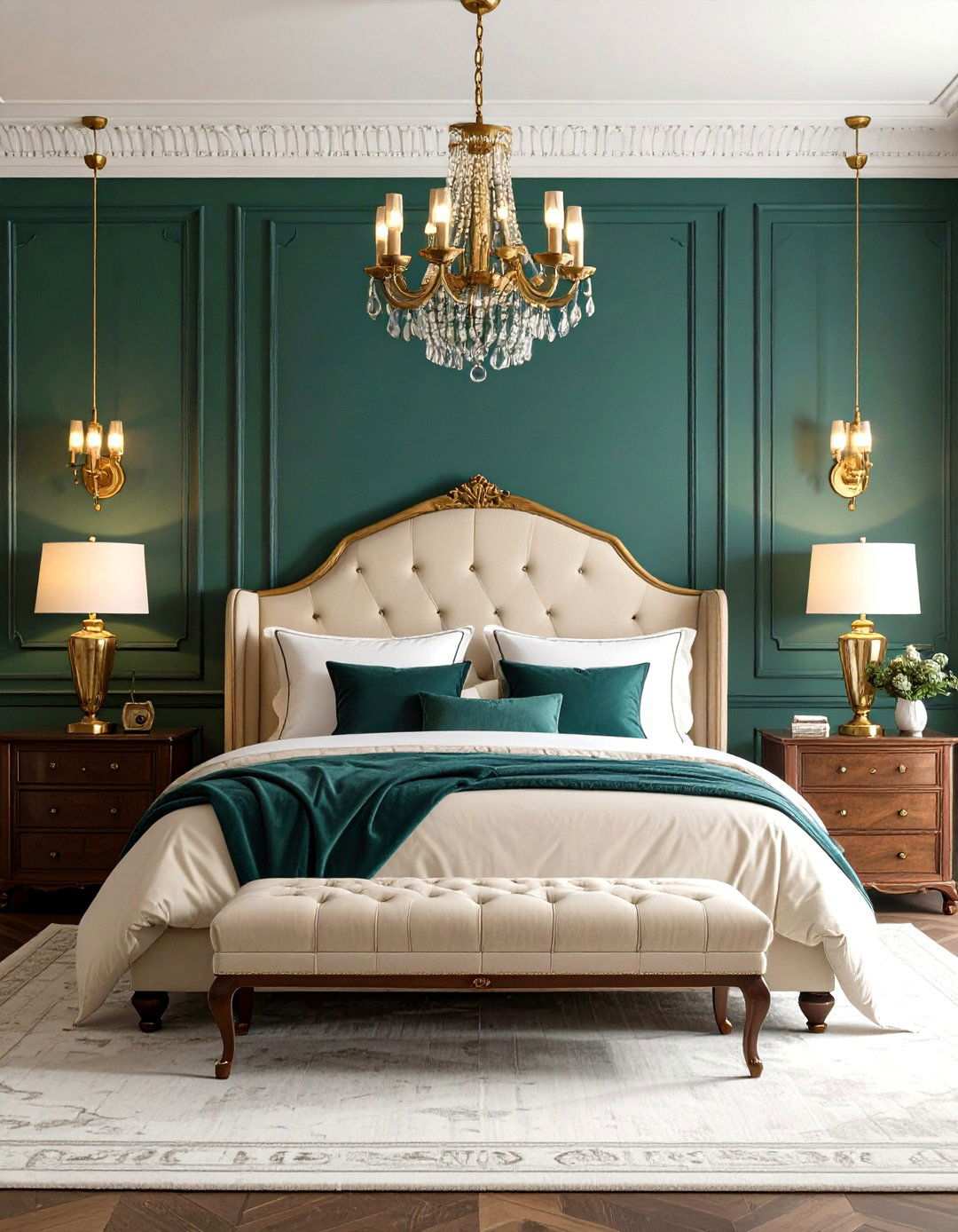 Emerald Green Bedroom Theme - 24 Victorian Bedroom Ideas