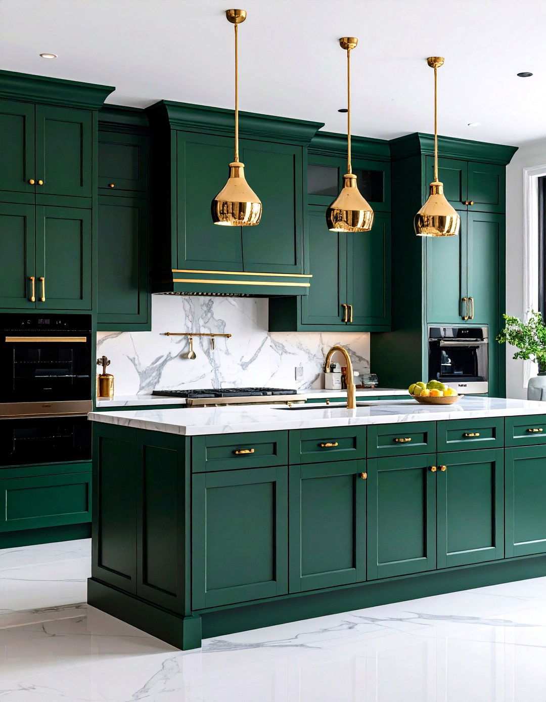 Emerald Green Cabinets with Black Appliances - 24 What Color Cabinets Go With Black Appliances