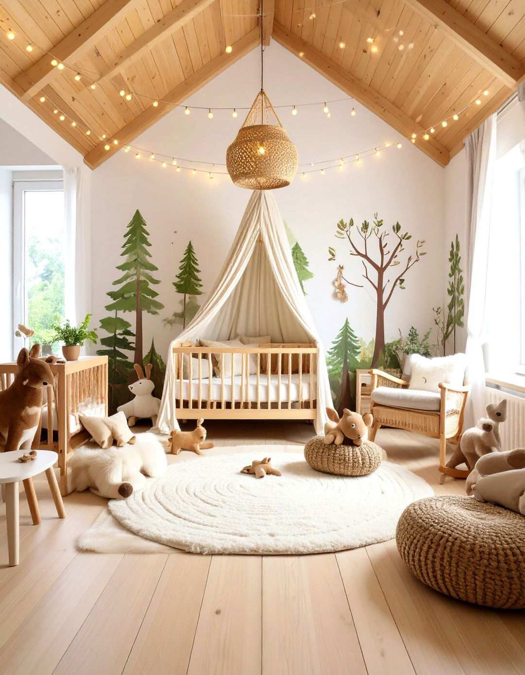 Enchanted Forest Woodland Nursery - 24 Whimsical Nursery Ideas