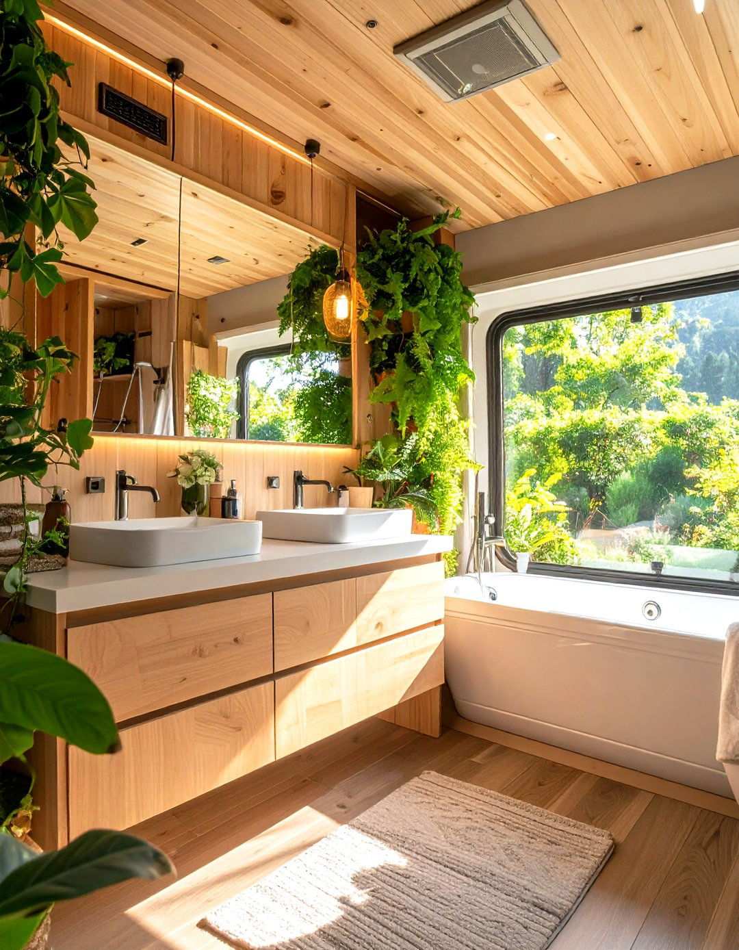 Energy Efficient Eco Friendly Theme - 24 Small Rv Bathroom Ideas