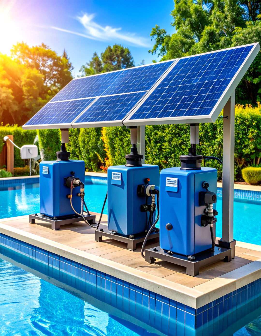 Energy Efficient Pump Systems - 24 Pool Fountain Ideas