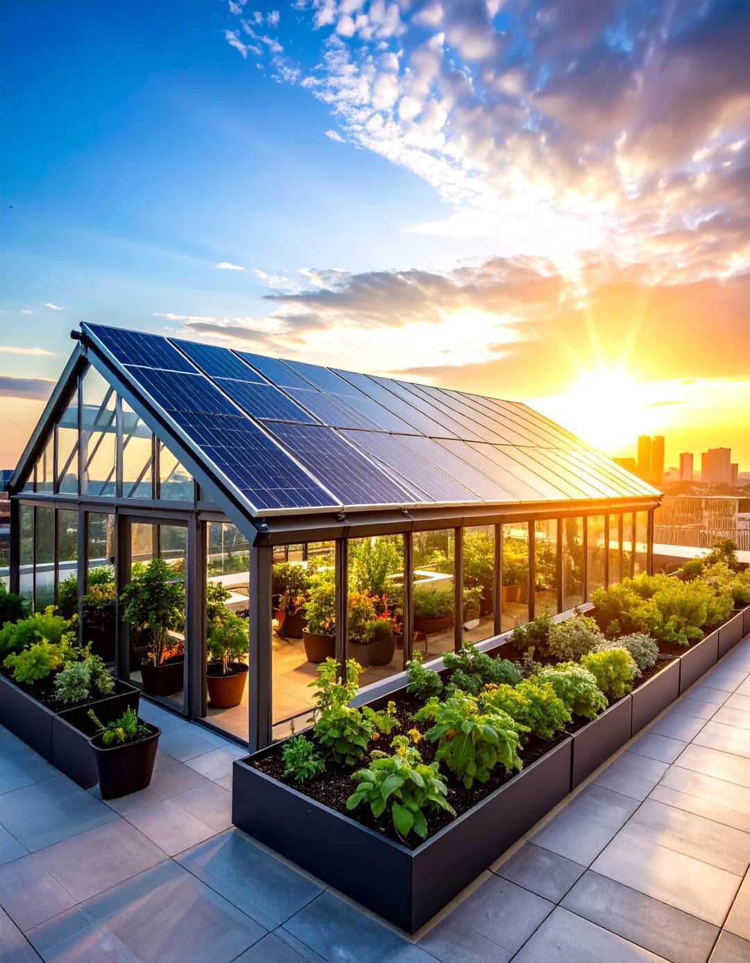 Energy Efficient Rooftop Greenhouse Design - 24 Rooftop Greenhouse Ideas