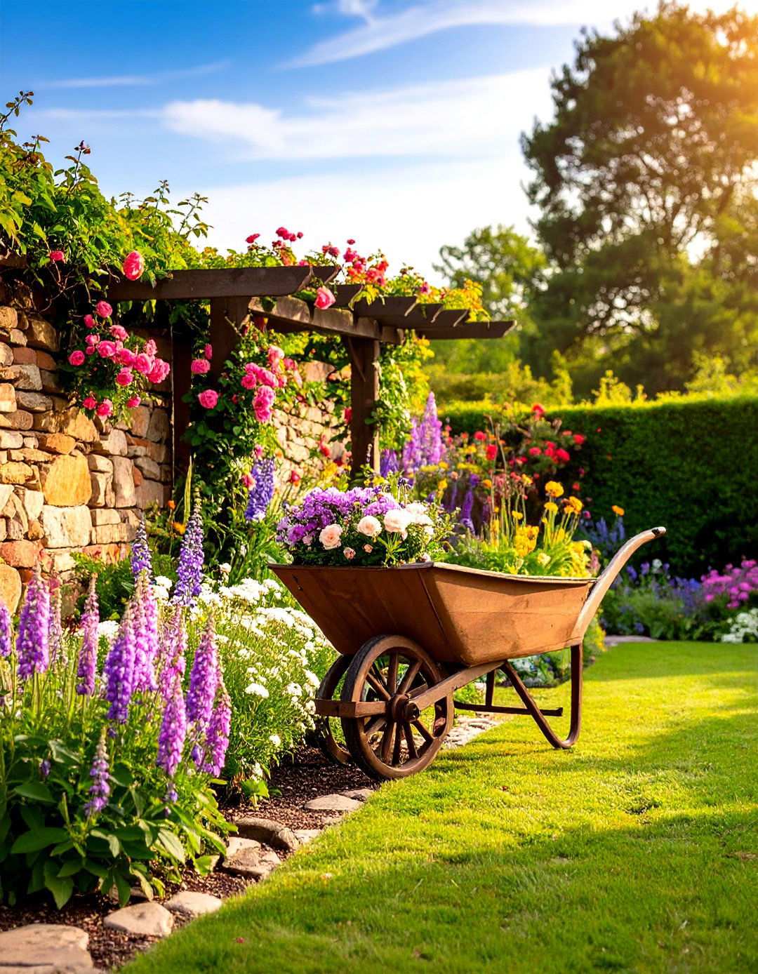 English Cottage Garden Paradise - 24 Vintage Garden Ideas